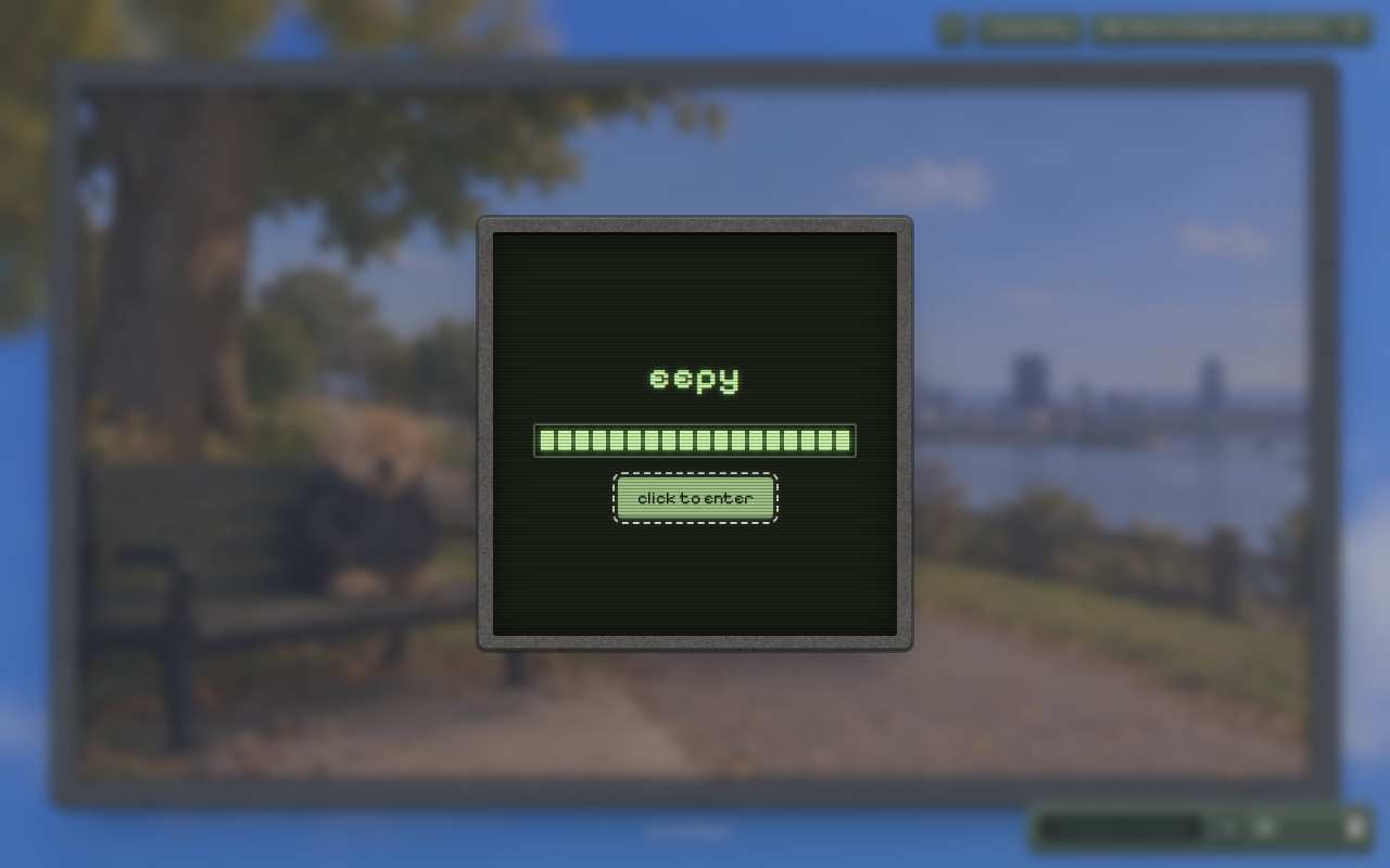 Screenshot: Loading dialog never closes on click